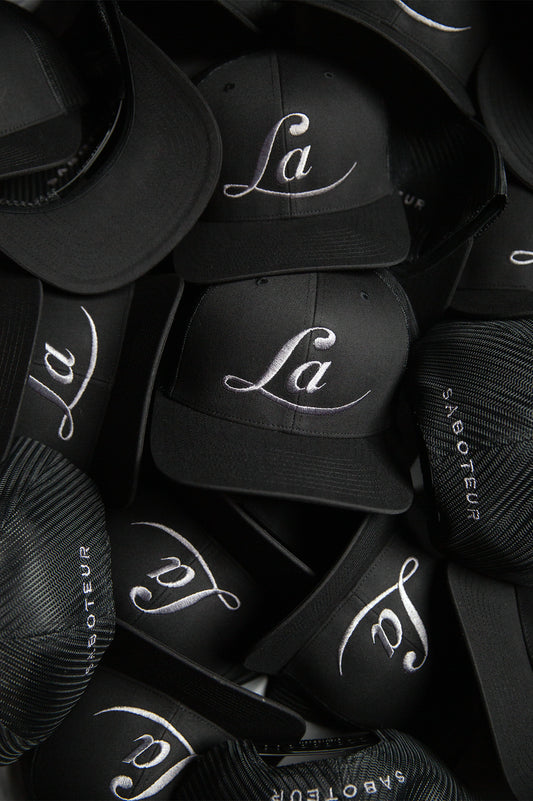 LA SCRIPT 6-PANEL TRUCKER